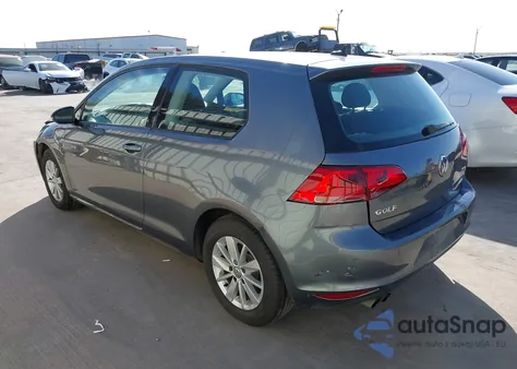 2015 Volkswagen Golf Tsi S 2-Door from USA, damaged, VIN 3VW917AU5FM065248